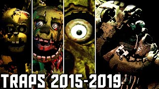 Evolution of Springtrap in FNAF 20152019 [upl. by Graff]