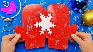 5 изумительных открыток на Новый Год ❄ DIY Новогодние открытки [upl. by Chellman]