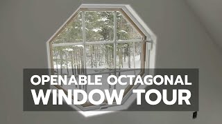 Openable Octagonal Window Tour [upl. by Delmar]