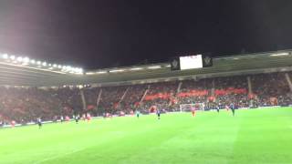 Oh when the saints go marching in Southampton vs Arsenal [upl. by Vickey]