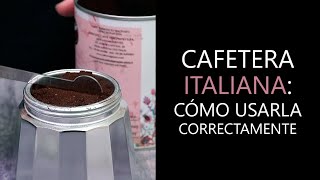 CÓMO USAR LA CAFETERA ITALIANA Guía básica para preparar café [upl. by Faust644]