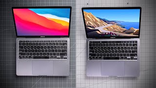 M1 MacBook Air VS M1 MacBook Pro 13 REAL WORLD Comparison [upl. by Atteras]