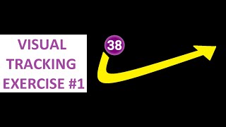 VISUAL TRACKING EXERCISE  How to improve your eyesight Training 1 [upl. by Christoffer]