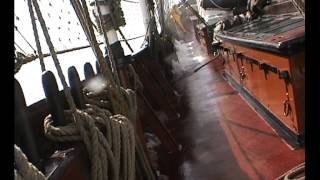 Dutch schooner OOSTERSCHELDE sailing from New Zealand to Cape Horn in 1997 [upl. by Olivette]