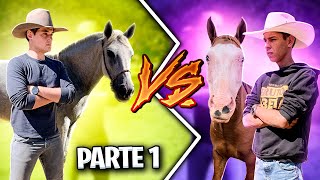 CORRIDA de CAVALO  BAILARINA X MUSTANG Parte 1 [upl. by Crim]