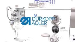 SERVICE VIDEO  Dürkopp Adler cl 867  Basic settings KFA quotVERSION 2quot [upl. by Ecar]