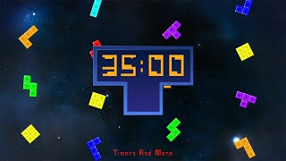 35 Minute Tetris Inspired Timer [upl. by Aramit]