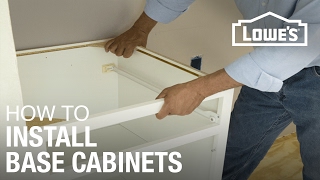 How to Install Base Cabinets [upl. by Nomael]