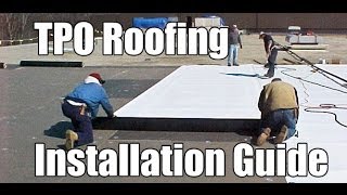 quotHow to Install TPO Roofingquot by RoofRepair101 [upl. by Marsland395]