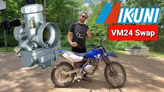 VM24 Carb Swap  TTR125More Power [upl. by Frerichs641]