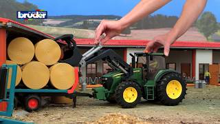 John Deere 7930  03050  BRUDER Spielwaren [upl. by Aisek560]