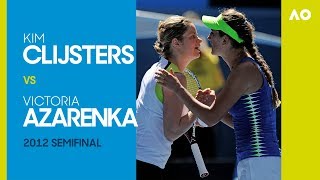 Kim Clijsters v Victoria Azarenka  Australian Open 2012 Semifinal  AO Classics [upl. by Eppilihp]