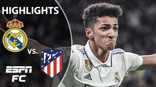 Real Madrid vs Atletico Madrid  LaLiga Highlights  ESPN FC [upl. by Larret]