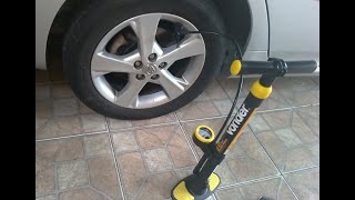 Bomba de ar para Carro e Bicicleta Calibre o Pneu em casa sem ir ao Posto [upl. by Irodim973]