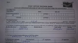 How to Fill Sukanya Samriddhi Account Opening Form [upl. by Nollahs]