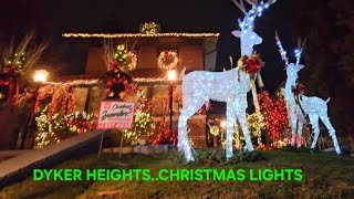 DYKER HEIGHTS Christmas lights display ✨️ 😍Christmas decorations [upl. by Lehcim365]