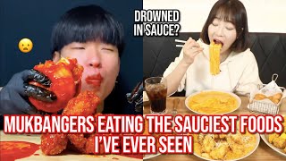 mukbangers consuming too much SAUCE [upl. by Lion]