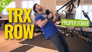 TRX Row — Suspension Training Back Exercise [upl. by Rosabelle388]