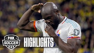 Sweden vs Belgium Highlights  UEFA European Qualifiers [upl. by Ecirpak939]