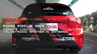 FORD Focus STLine MK4 x STONE EXHAUST Catback Sound [upl. by Ahsinra]