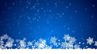 Free Background Video Loop Christmas Blue Snowing 4K [upl. by Ongineb]