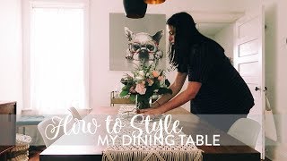 CENTERPIECE IDEAS for Dining Table  DIY How to Style a Table for Spring [upl. by Ajed]