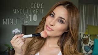 Cynthia  Como maquillarte en 10 minutos [upl. by Eidahs]