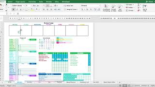 2021 excel Bullet Journal Planner [upl. by Hedi]