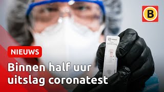 Zo werkt de coronasneltest  Omroep Brabant [upl. by Yorgos703]