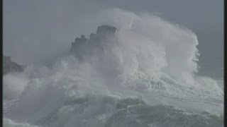 Storms wreck sea defences and livelihoods in Cornwall [upl. by Jago]