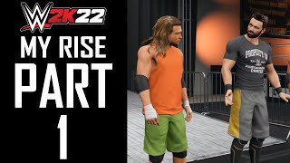 WWE 2K22  MyRise  Gameplay Walkthrough  Part 1  quotSuperstar Creation Performance Centerquot [upl. by Atinra720]