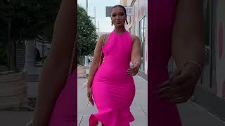 Shop pink bodycon dress [upl. by Shiff]