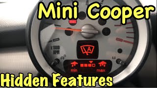 Top 7 Useful Mini Cooper S Hidden Features [upl. by Areema]