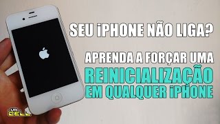 iPhone não liga  Como resolver Reinicialização UTICell [upl. by Zelig86]