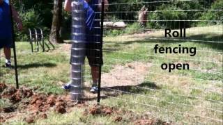 How to Build Welded Wire or Mesh Fence [upl. by Letty]