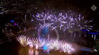 London welcomes 2019 with spectacular fireworks display [upl. by Connelley]