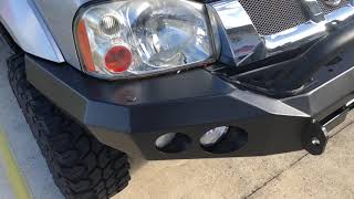 Nissan D22 Navara Mcc 4x4 Rocker Bull Bar Low Loop [upl. by Ycniuqed]