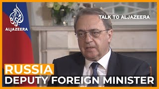 Mikhail Bogdanov Russias approach to Middle East crises P2  Talk to Al Jazeera [upl. by Evan]