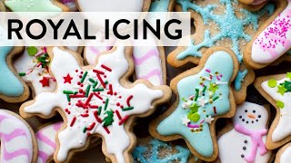 My Favorite Royal Icing  Sallys Baking Recipes [upl. by Dnalhsa]