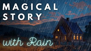 Magical Story with RAIN  Bonfire Night  Storytelling and Rain [upl. by Gabriell]