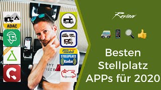 Wohnmobil Stellplatz App Test  das sind meine Favoriten 2020 [upl. by Sorensen50]