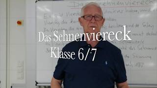 Das Sehnenviereck  Klasse 67 [upl. by Yenetruoc802]