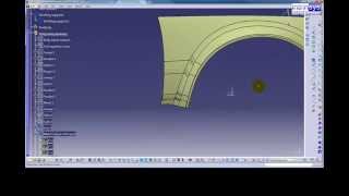 CATIA V5 Smoothing Surfaces [upl. by Zevahc113]