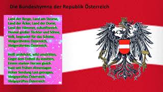 Österreichische Hymne Text [upl. by Launame]