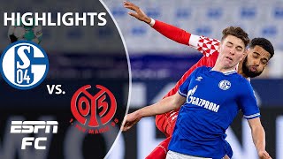 Matthew Hoppe and Schalke draw vs Mainz in relegation showdown  ESPN FC Bundesliga Highlights [upl. by Gilletta501]