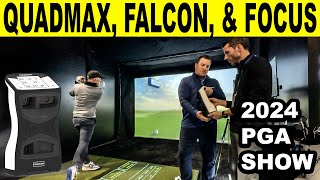 FORESIGHT SPORTS FALCON QUADMAX amp FOCUS AI 2024 PGA Merchandise Show [upl. by Sueddaht]