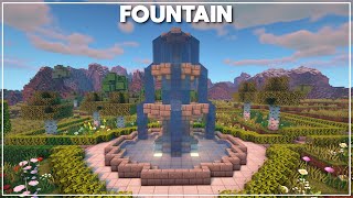 Minecraft How to Build a Fountain Tutorial 2020 [upl. by Upton884]