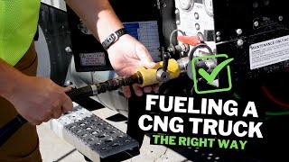 How to Fuel a CNG Truck [upl. by Mccomb]