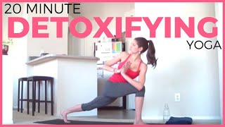 20 minute Yoga for Detox amp Digestion Flow [upl. by Lorne568]