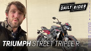 2021 Triumph Street Triple R Review  Daily Rider [upl. by Kowalski935]